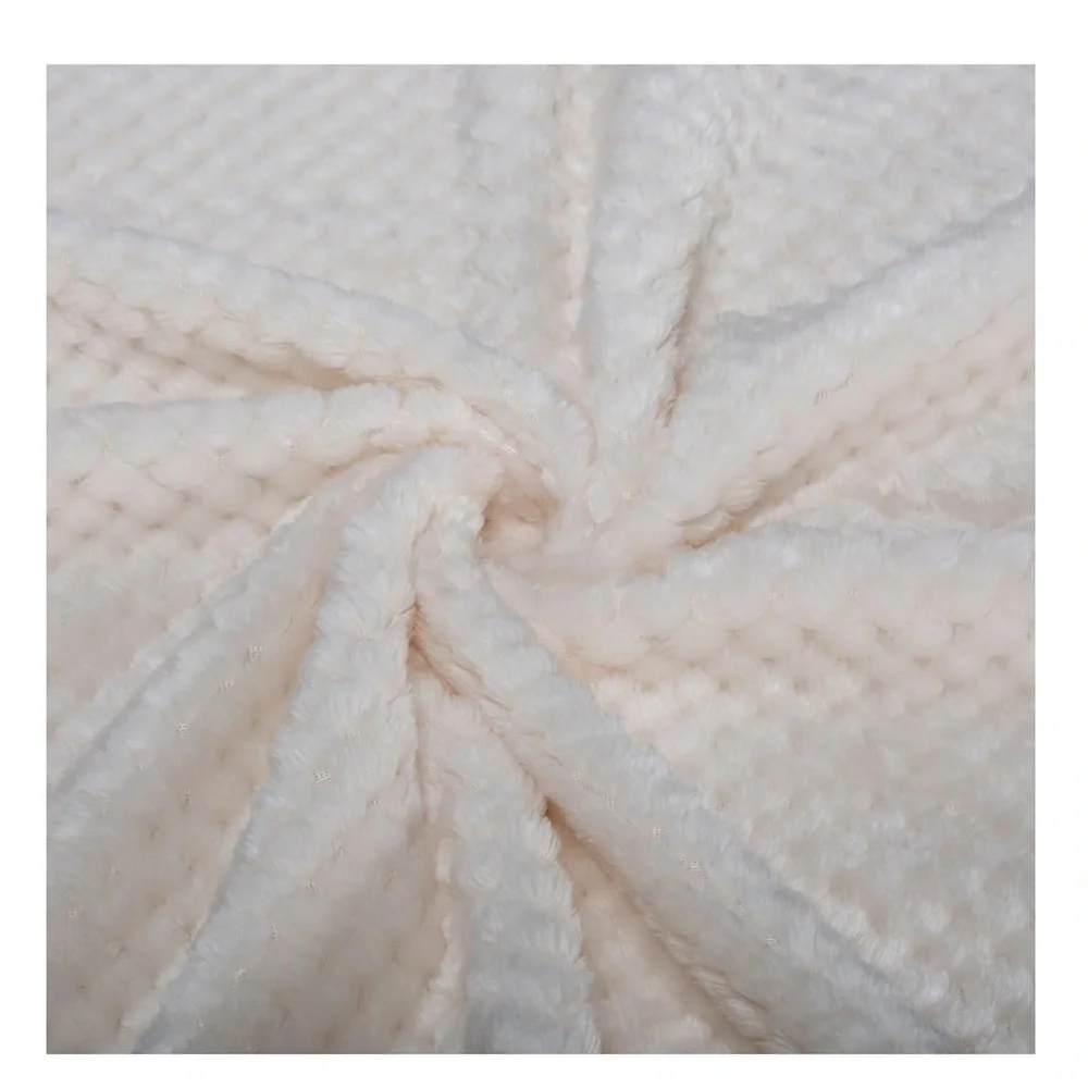 Cozy White Fuzzy Blanket